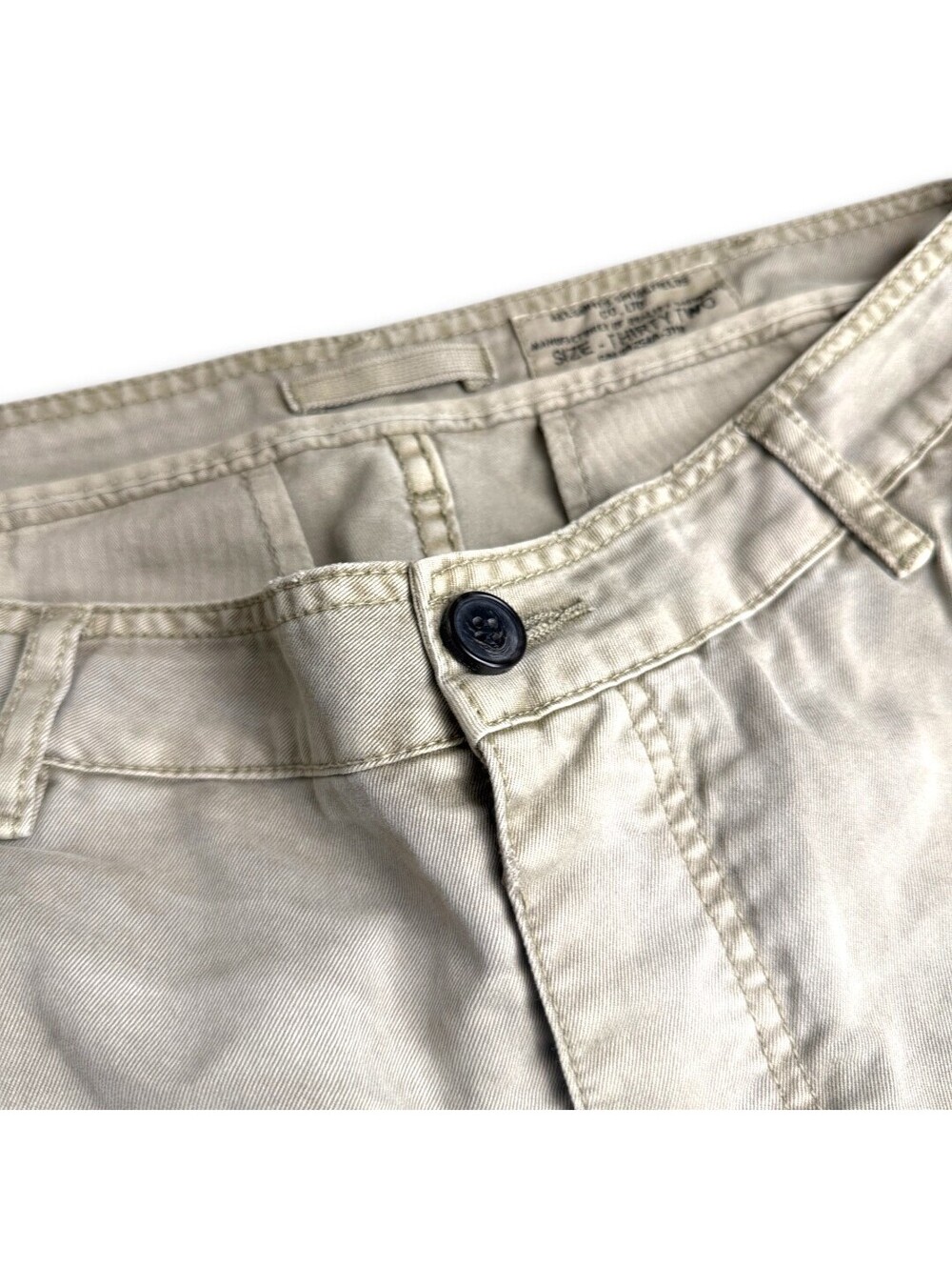 🪽 AllSaints Chinos 32 in Khaki - Picture 10 of 12